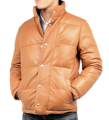 ダウンジャケット（ラム革）ショート丈｜革製品専門店レザーハウス