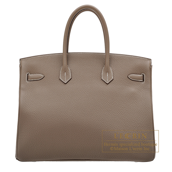 エルメス バーキン35 エトゥープ トゴ シルバー金具 | エルメス