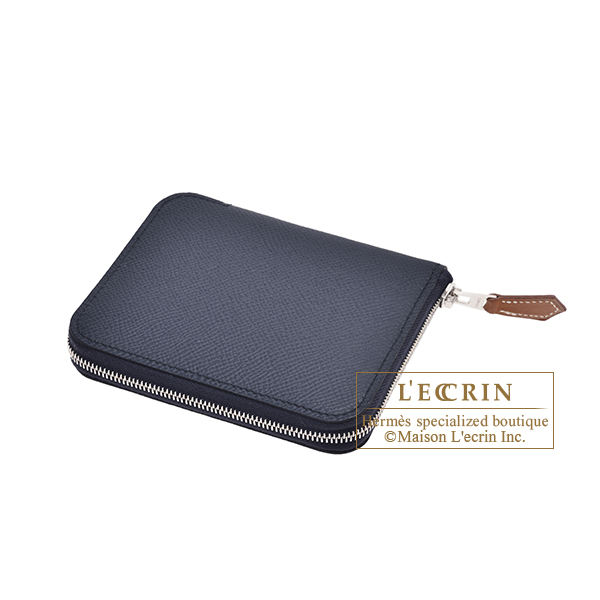 エルメス アザップ シルクイン コンパクト ブルーインディゴ/ キャバン