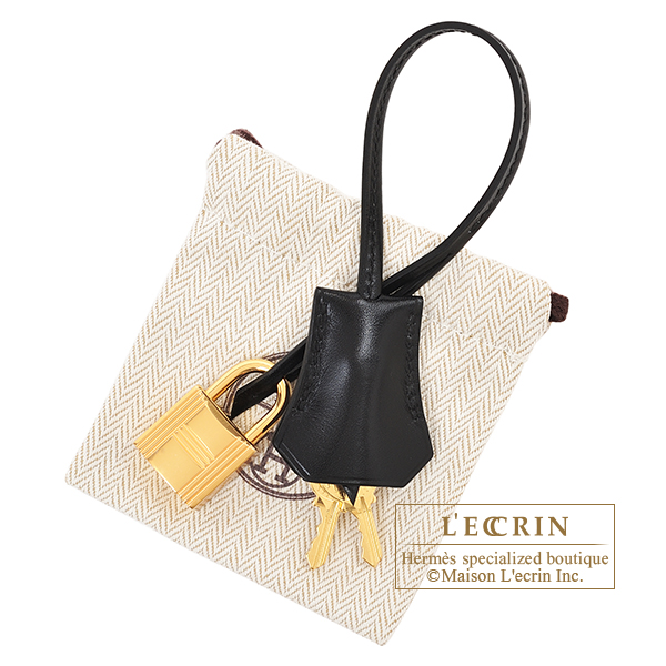 エルメス バーキン30 ブラック ボックスカーフ ゴールド金具