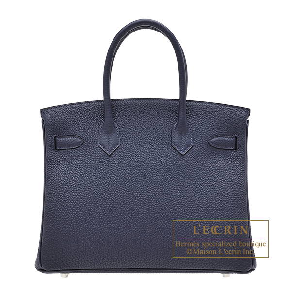 エルメス バーキン30 ブルーニュイ トゴ シルバー金具 | エルメス