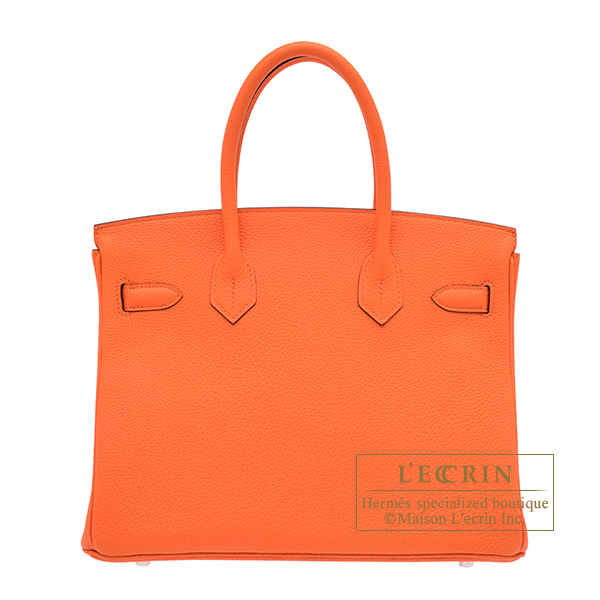 エルメス バーキン30 オレンジミニアン トゴ シルバー金具 | エルメス