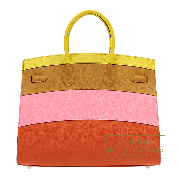 エルメス バーキンレインボー35 ライム/セサミ/ローズコンフェッティ