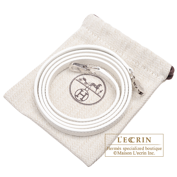 エルメス ボリード1923 ミニ ホワイト エバーカラー シルバー金具