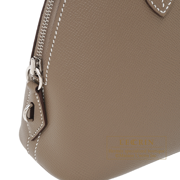 エルメス ボリード1923 25 エトゥープ ヴォーエプソン シルバー金具