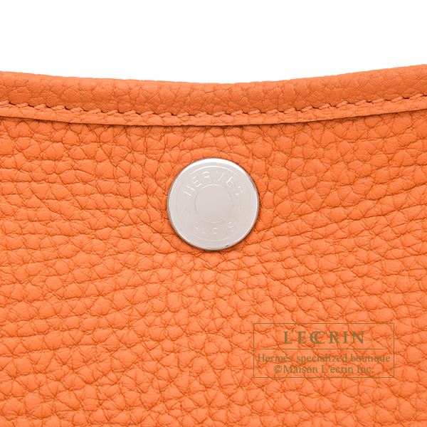 エルメス ガーデンパーティ30/TPM オレンジ ネゴンダ シルバー金具