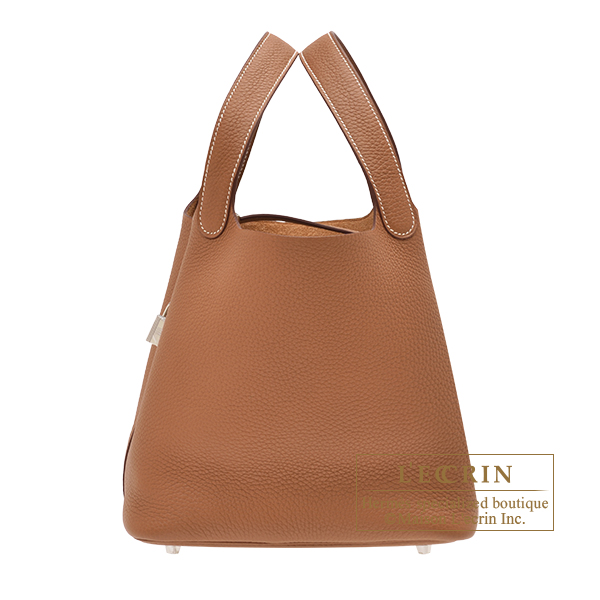 エルメス ピコタンロック22/MM ゴールド トリヨンクレマンス シルバー