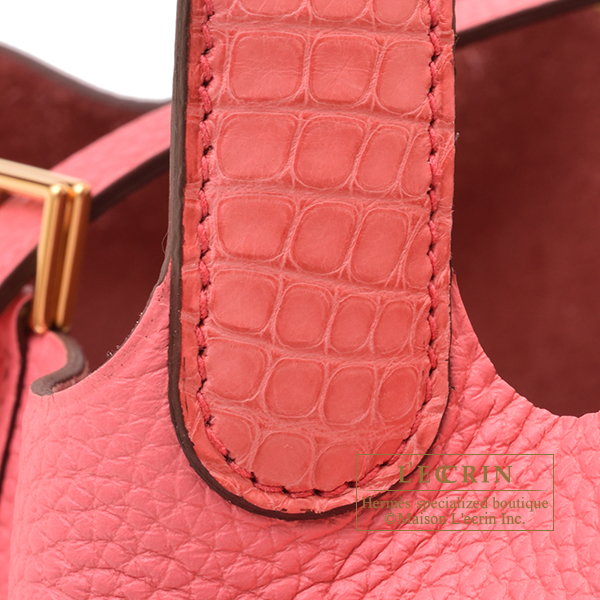 エルメス ピコタンロックタッチ22/MM ローズアザレ トリヨンクレマンス