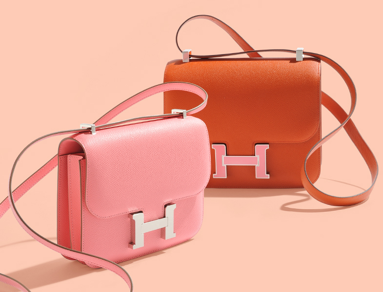 エルメス コンスタンス24 ブラック ヴォーエプソン ローズゴールド金具