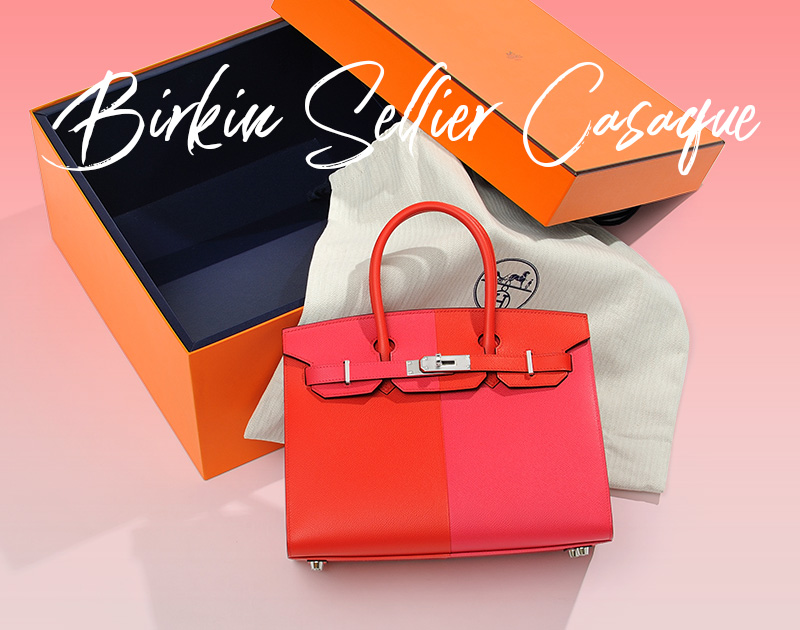 バーキンセリエカザック】特別仕様のボックスと保存袋で織りなす