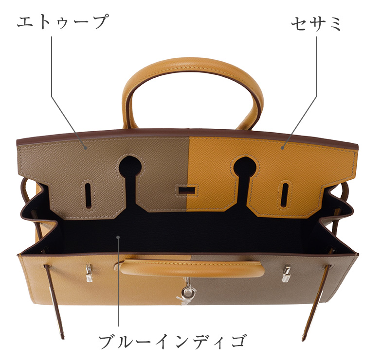 バーキンセリエカザック】特別仕様のボックスと保存袋で織りなす