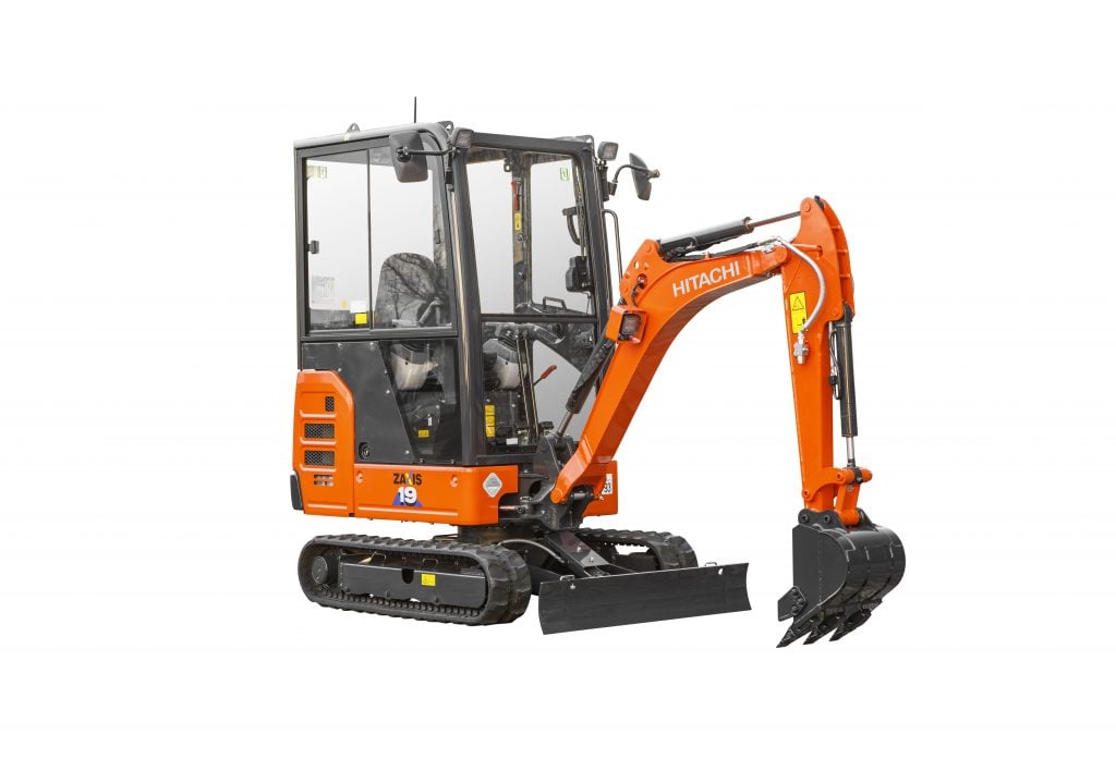 Hitachi ZX19-6 excavator specs & dimensions (2019 - 2026