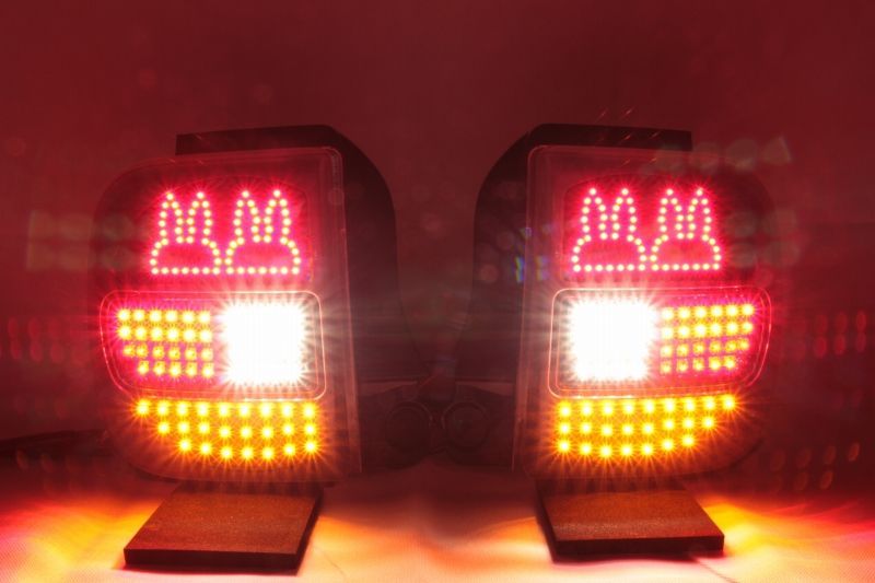 HE21S アルト ラパン 後期 フルLEDテール ウサギ仕様 流星ウィンカー