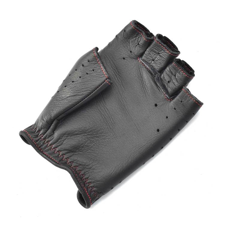 CACAZAN（カカザン）Driving Gloves / DDR-040 Black(Redステッチ