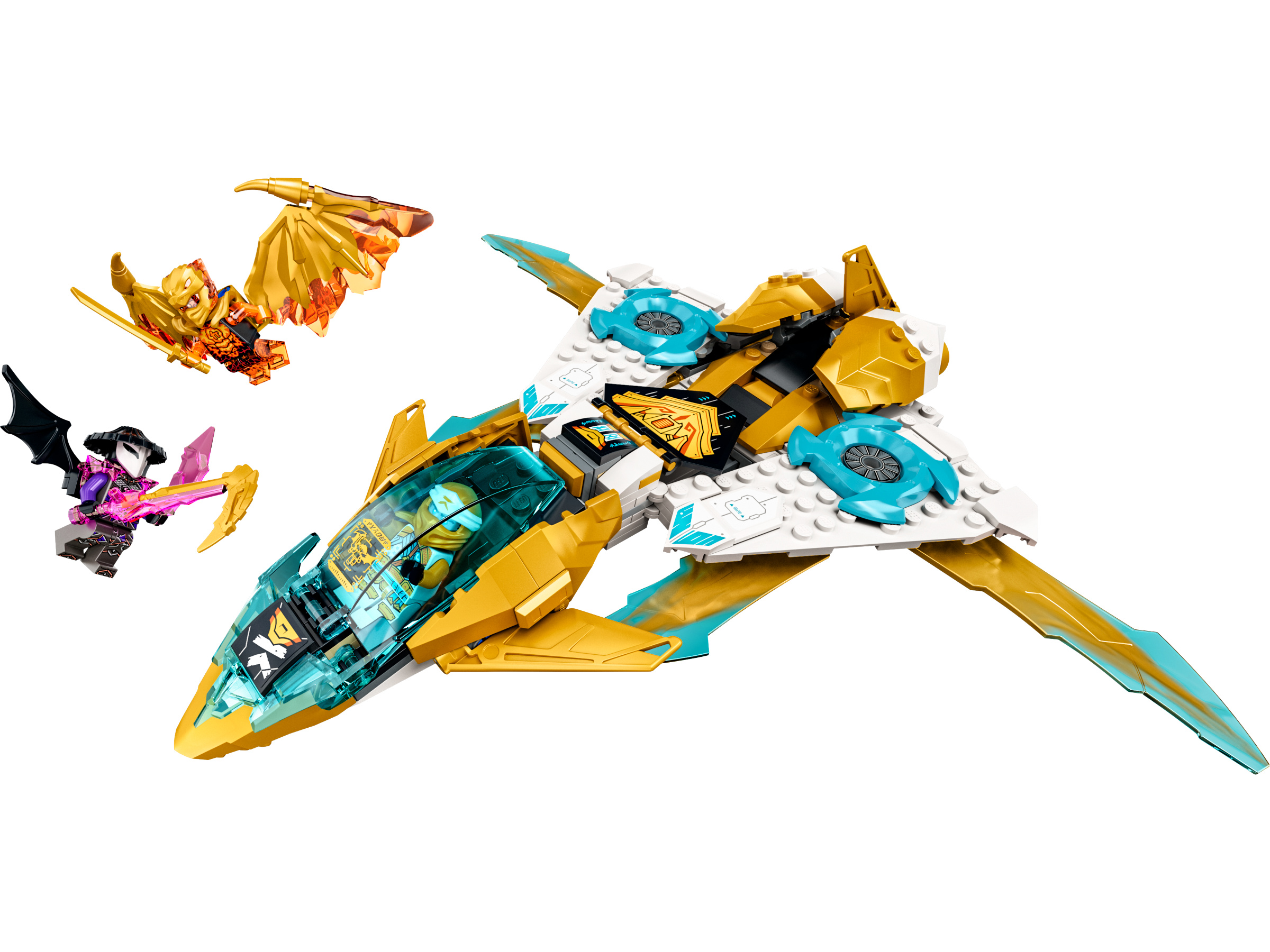 Zane's Golden Dragon Jet 71770 | NINJAGO® | Buy online at the