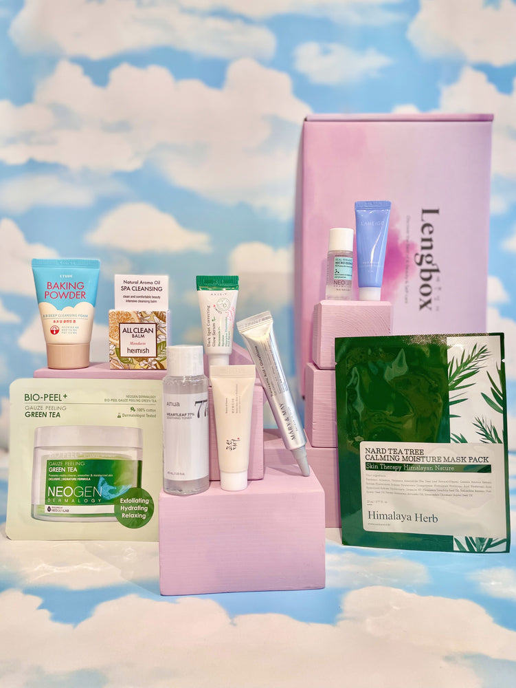 Mini Lengbox 10 Step Korean Skincare Routine Set - Radiance & Glow