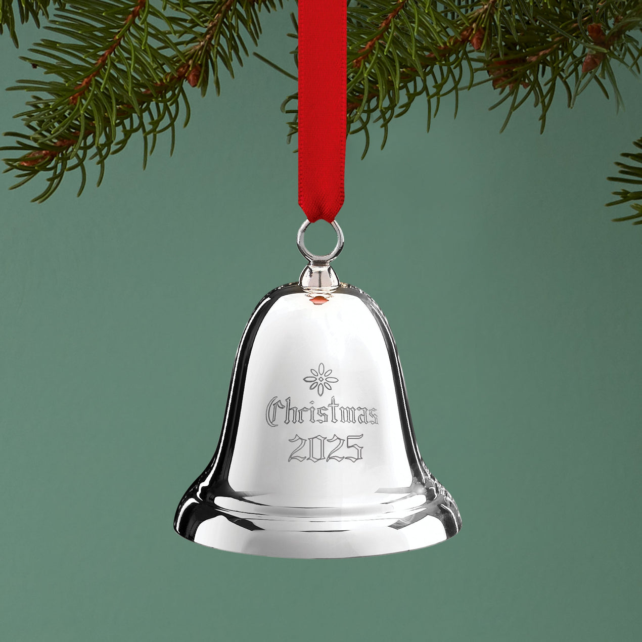 2025 Annual Christmas Bell Sterling Silver Ornament – Lenox