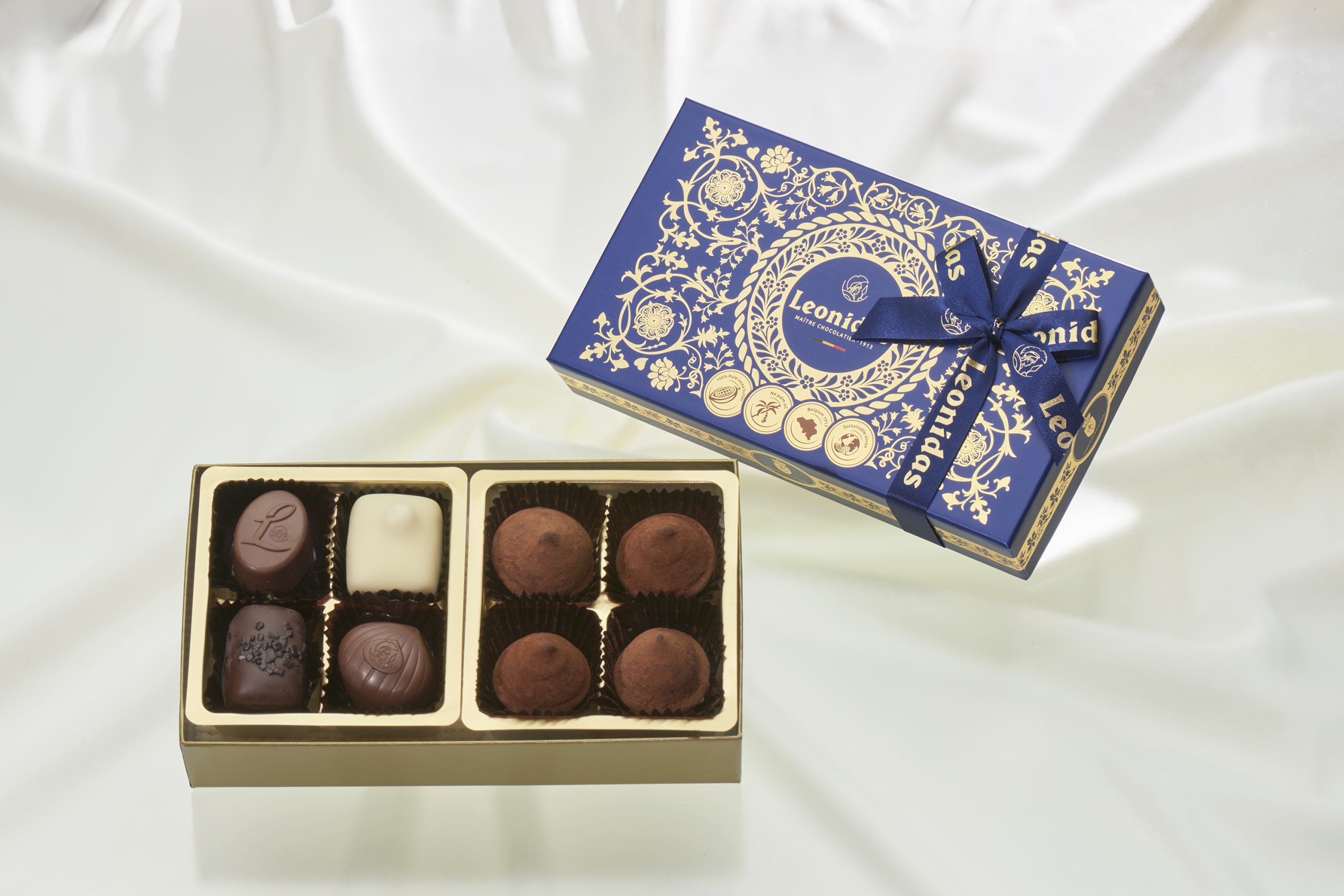 トリュフ&プラリネMixギフト8個入 - レオニダス