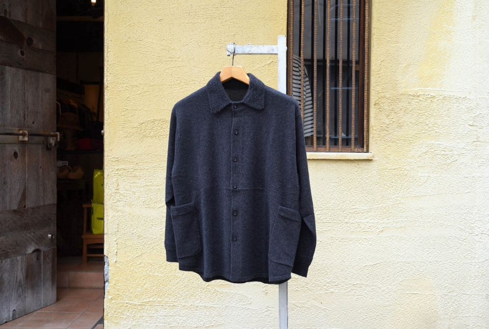 BRU NA BOINNE ブルーナボイン ソムニアニットシャツ ＜チャコール