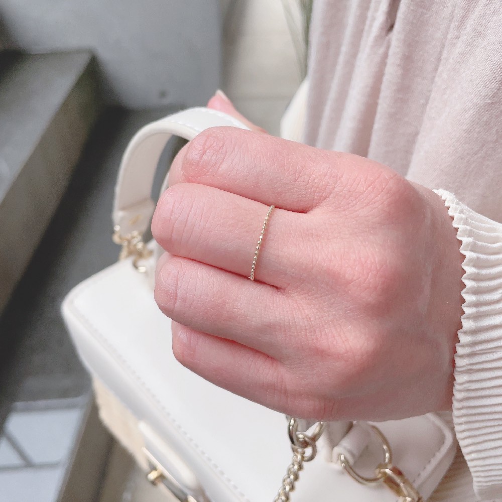 ピナコテーカ 610 ボールチェーン リング 18金/pinacoteca 610 Ball