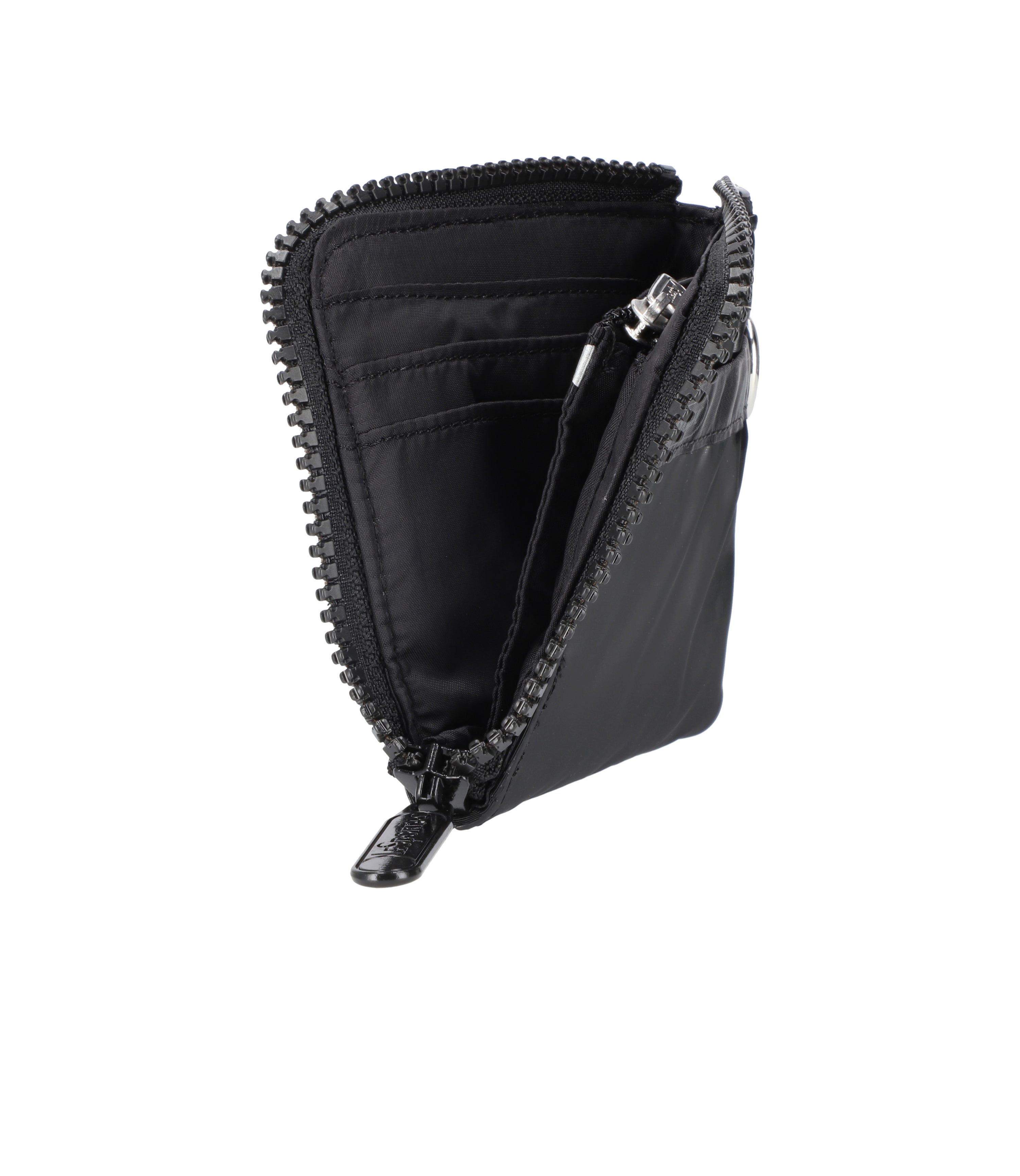 Shiny Black Slim Wallet | LeSportsac