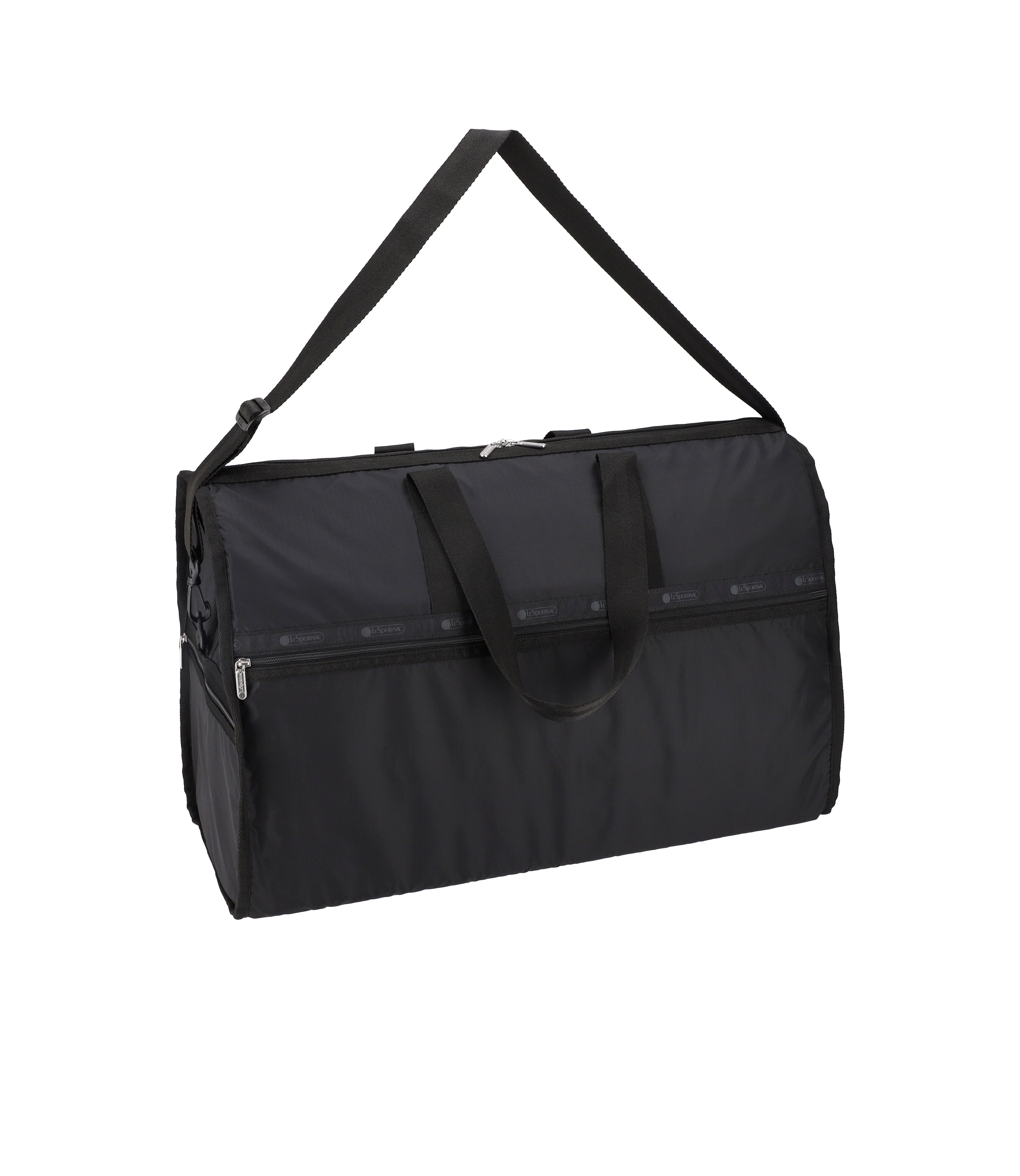 Solid Black Deluxe Extra Large Weekender | LeSportsac
