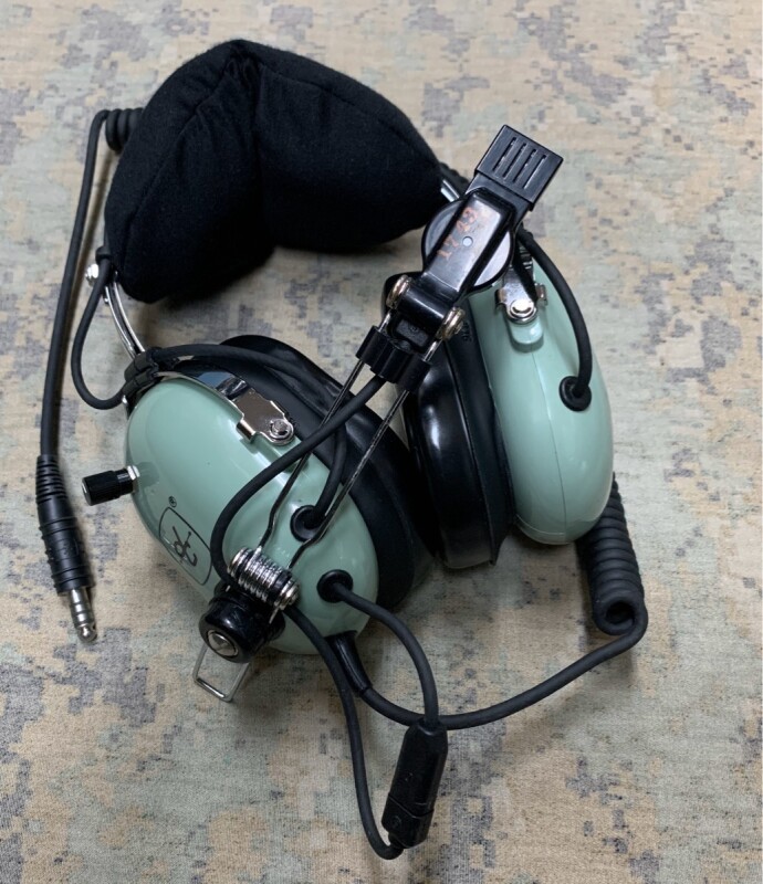 米軍実物 David Clark H10-76 P/Nデビッドクラーク ヘッドセット