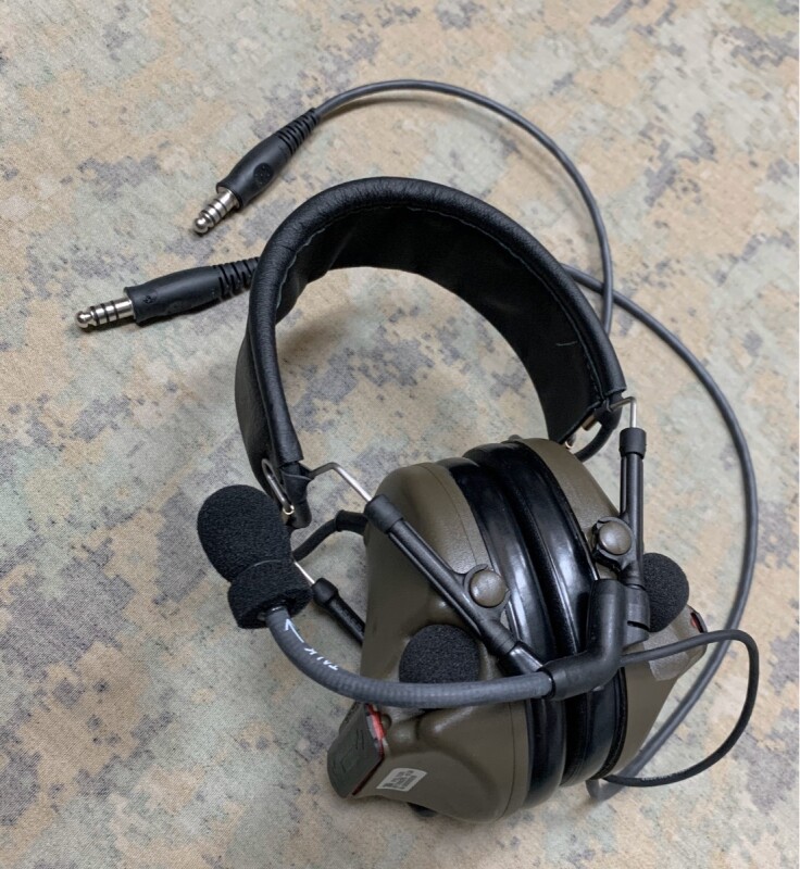 米軍実物 3M PELTOR ComTac ACH Communication MT17H682FB-19