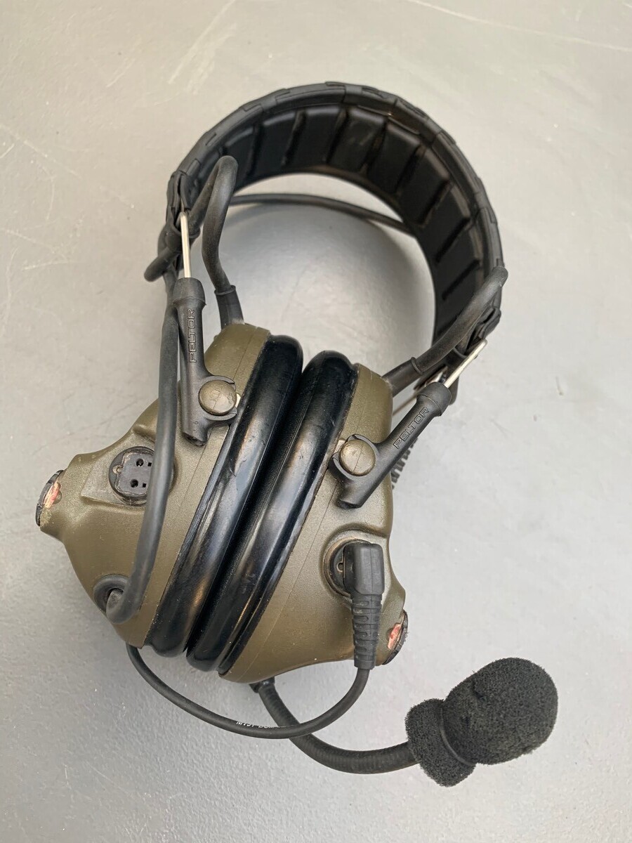 米軍実物 3M PELTOR ComTac III ヘッドセット ACH MT17H682FB-47