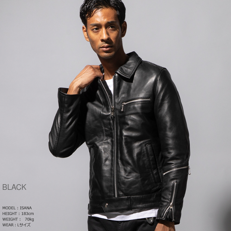 Horn Works 本革 シングルライダース メンズ ホーンワークス 3557