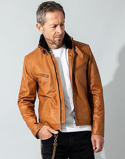 COW HIDE CAMEL - レザージャケット 革ジャン 本革専門通販 リューグー