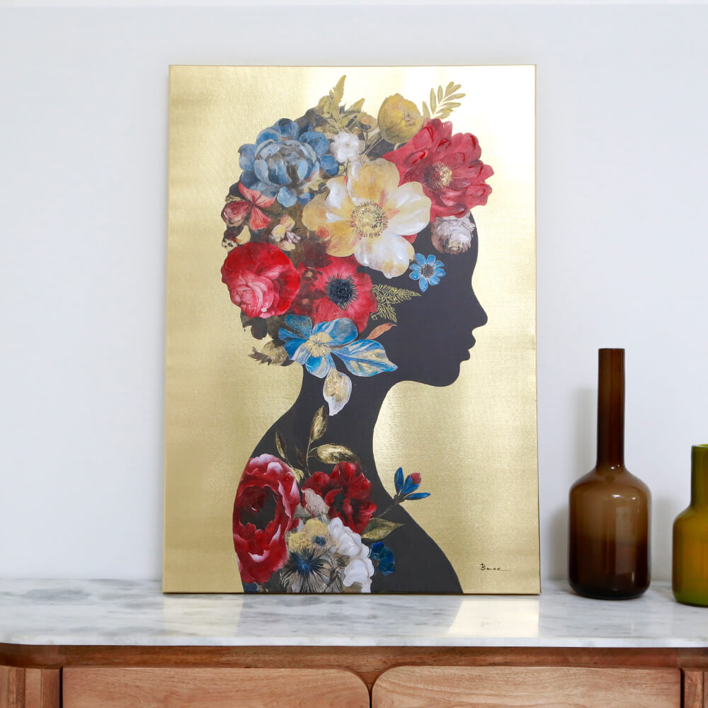 ネイチャーフラワー レフト 70×100 - アート・インテリア絵画の通販