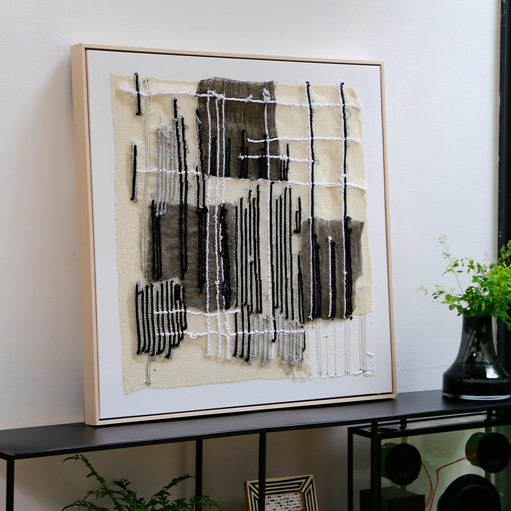 ゴールドフラワー デコフレーム 60×60cm - アート・インテリア絵画の