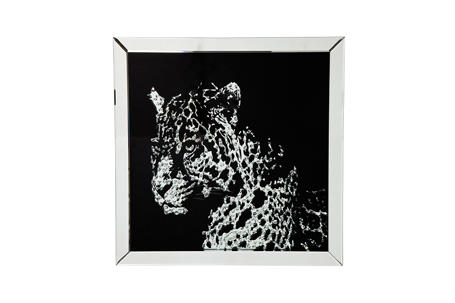 ミラーレオパード アート - アート・インテリア絵画の通販 ｜リビング