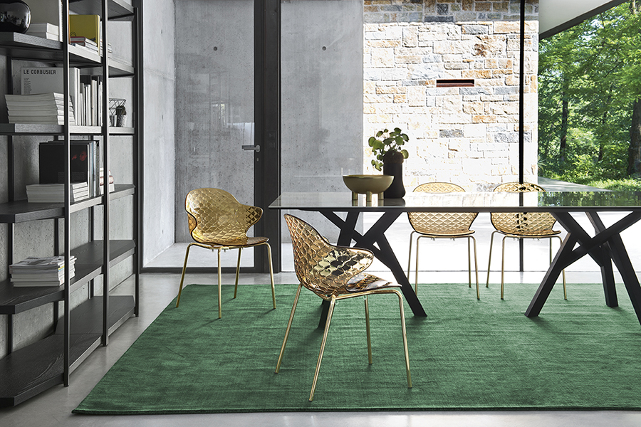 カリガリス サントロペ ダイニングチェア (メタル脚) ／ Calligaris