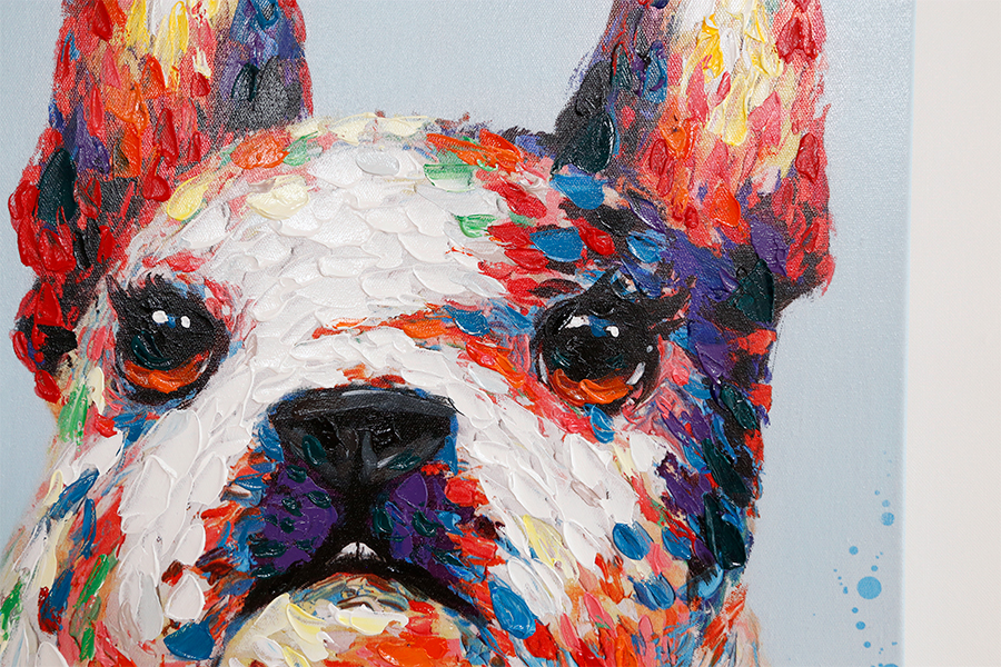 スプラッシュドッグ 60×80cm - アート・インテリア絵画の通販