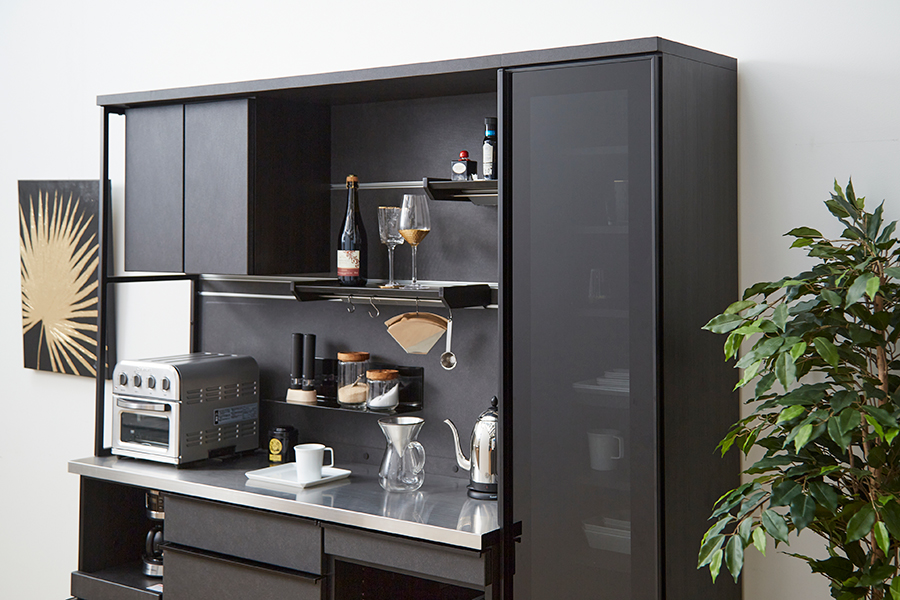 廃番】REI（レイ）ダイニングボード用 55可動棚 - 食器棚・キッチン