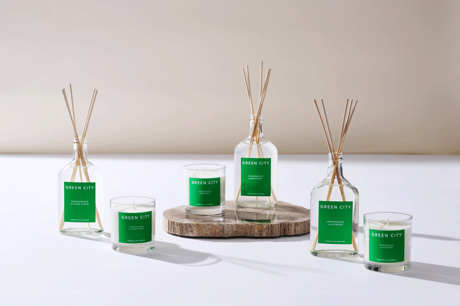 GREEN CITY ディフューザー シダーウッド&ベルガモット