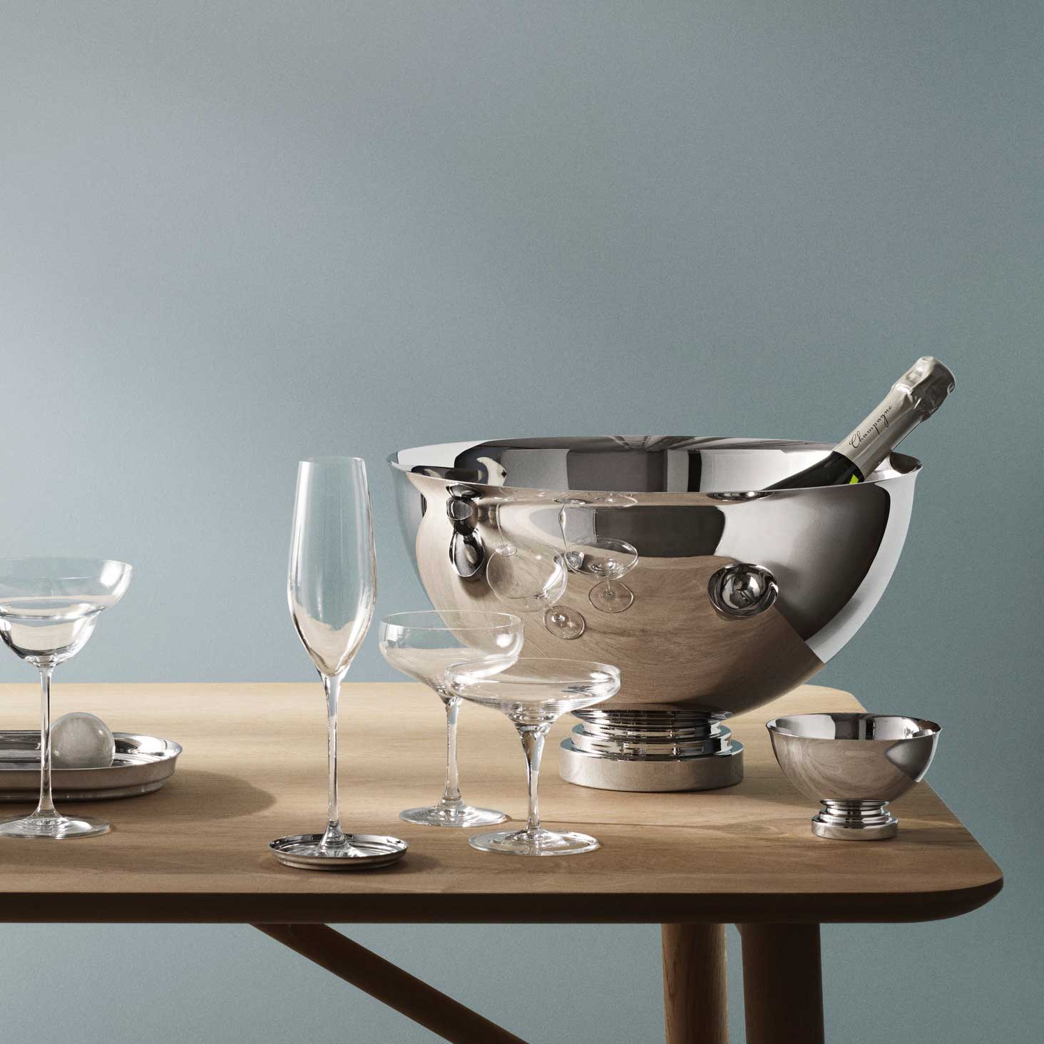 GEORG JENSEN（ジョージ ジェンセン）MANHATTAN シャンパンボウル