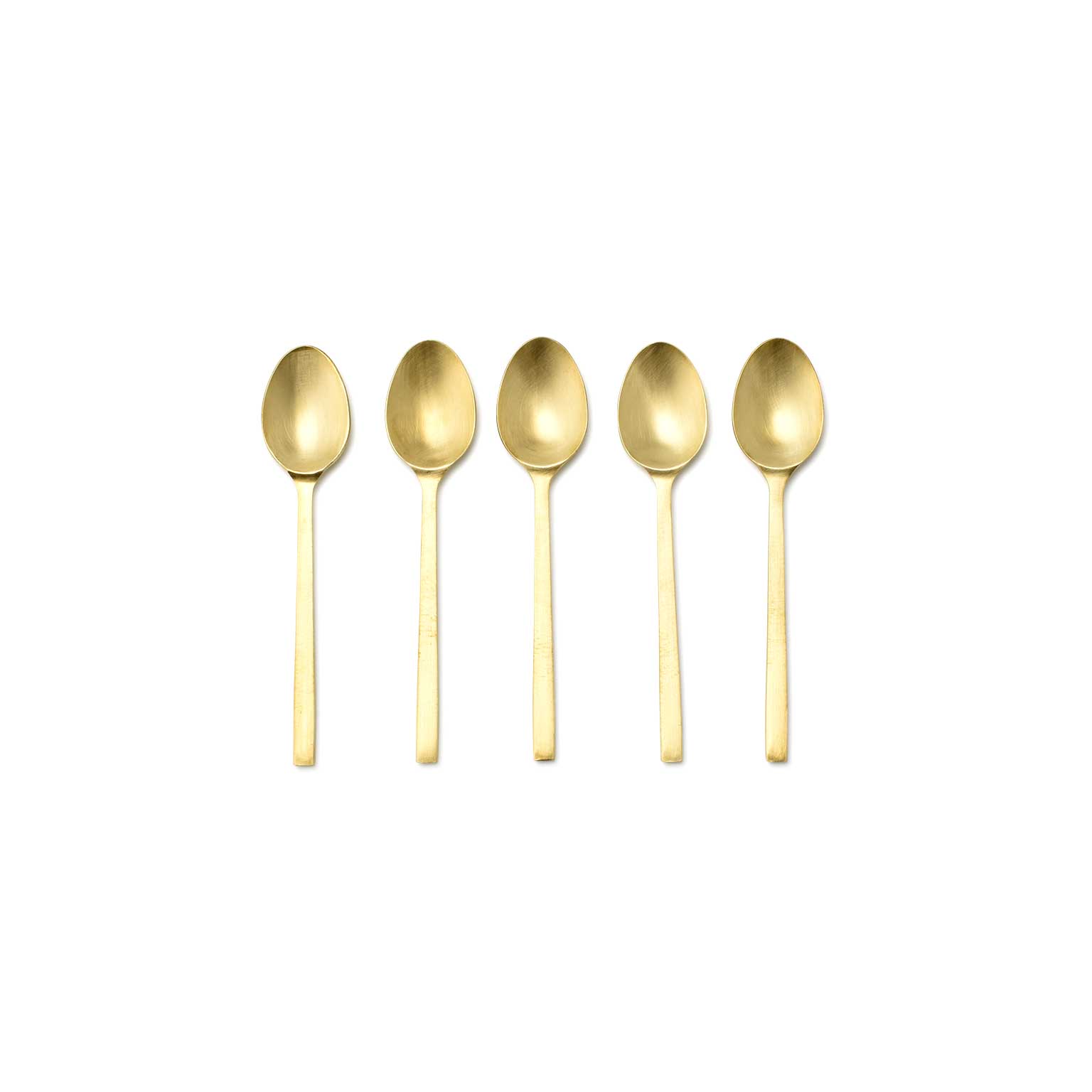 東屋（アヅマヤ）姫スプーン 真鍮5本セット | LIVING MOTIF｜家具