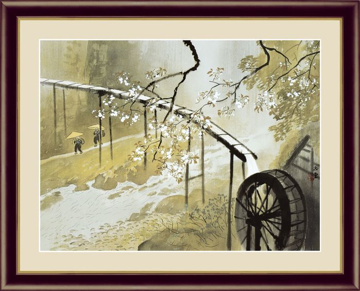 日本の明治から昭和にかけて活躍した日本画家。川合玉堂の絵画