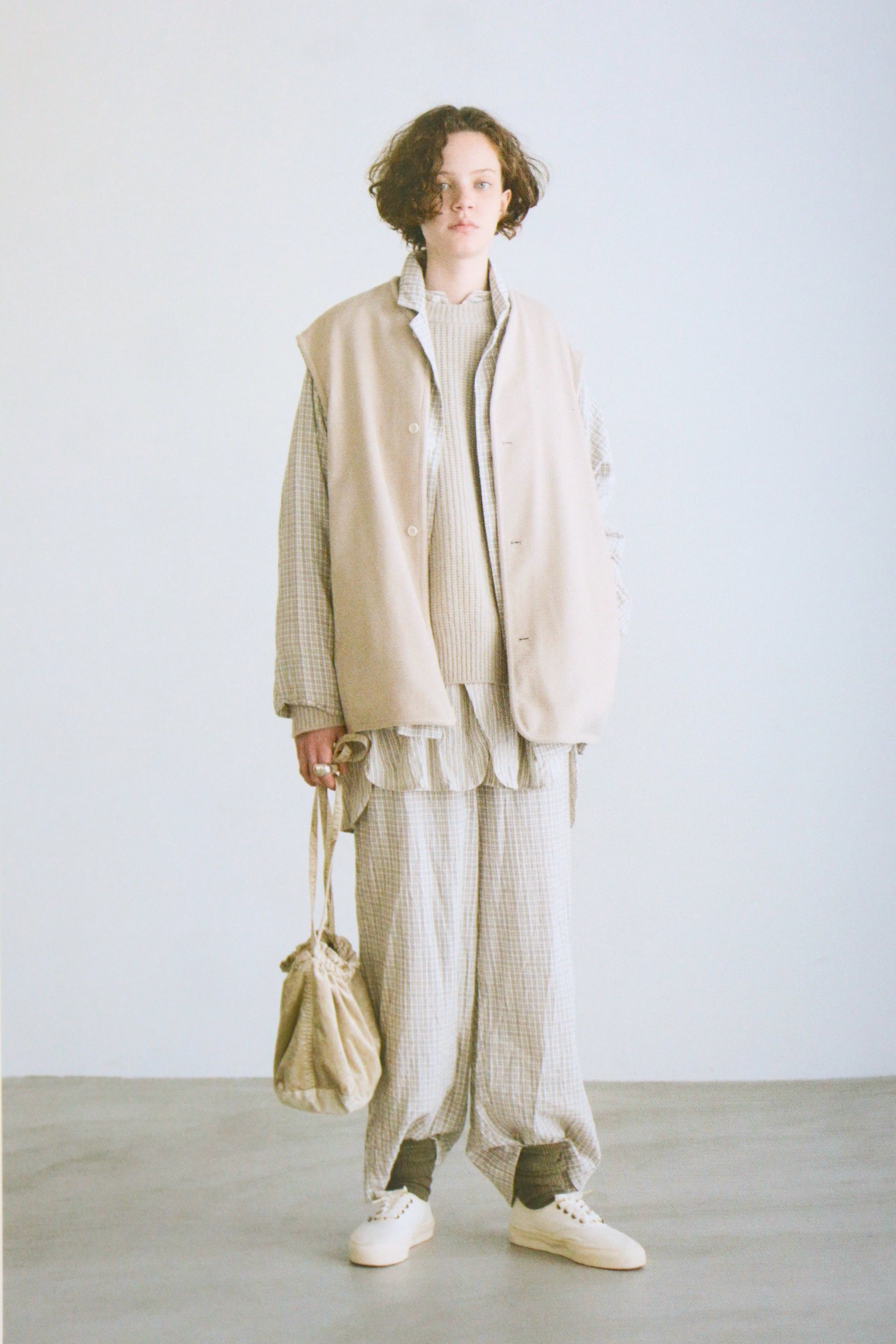 TOUJOURS公式通販 トゥジュ―正規取扱店 TOUJOURS/Rib Stitch Crew Neck