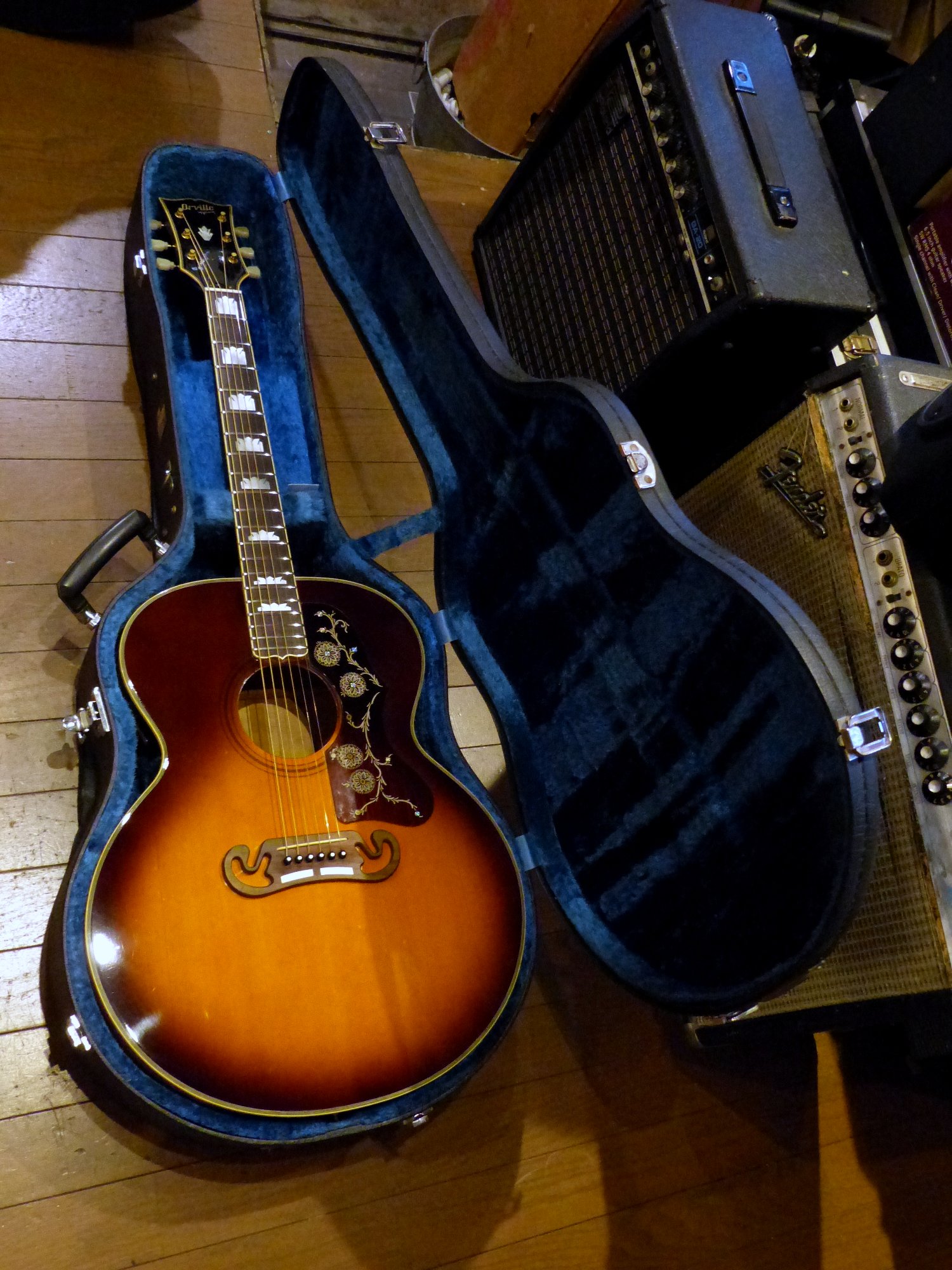 Orville by Gibson '91 J-200 w/PU – 京町家のギターショップ ライトニン