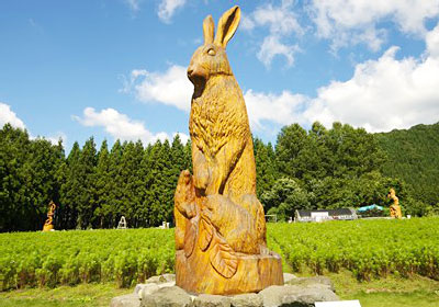 子宝ウサギ | 巨木彫刻 | グリーンシーズン | 猪苗代温泉リゾート