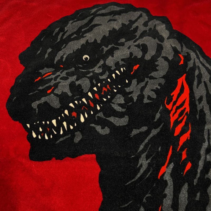 ゴジラ｜名入れバースタオル｜Lサイズ｜今治製｜ポスター｜ファミリー