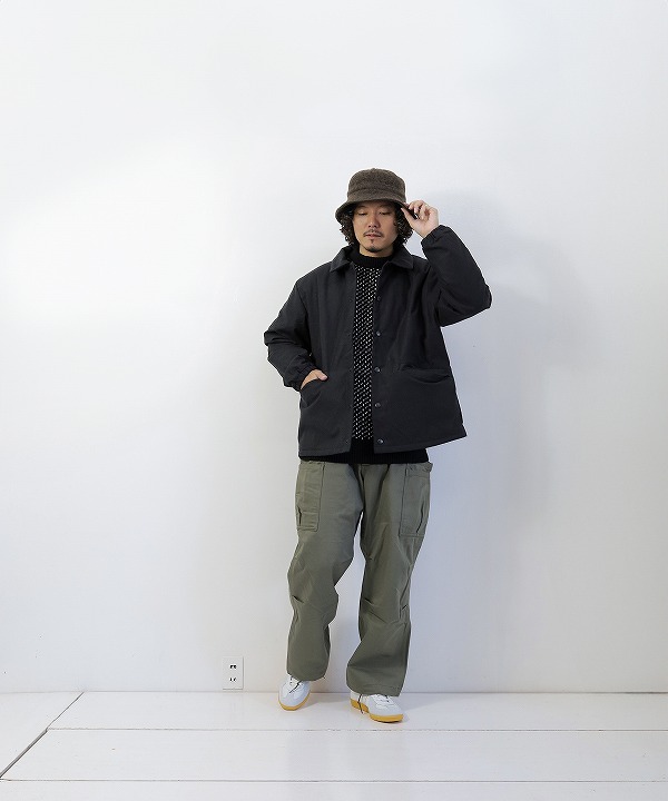 ジャックマン/Jackman Back Nep Padded Coach Jacket（全2色