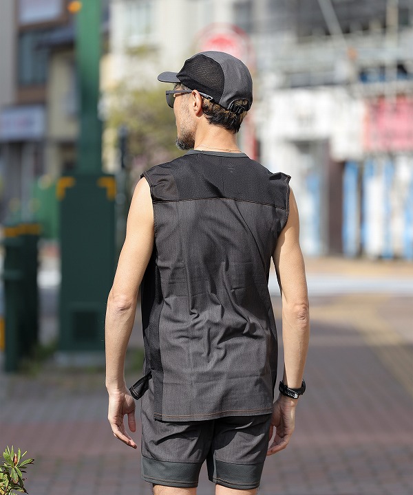 リョウゲン/RYOGEN DENIM FRENCH SLEEVE TEE[トップス(タンクトップ