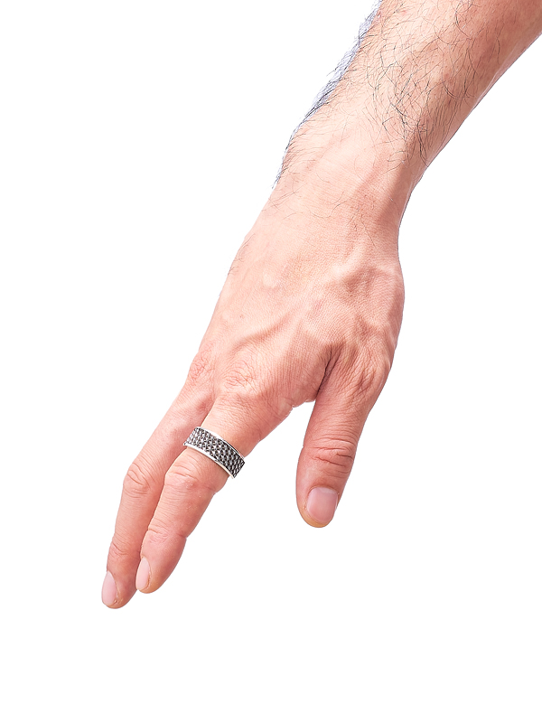 K18使用】中古 M.A.R.S マーズ 20号 コンポジットリング 925