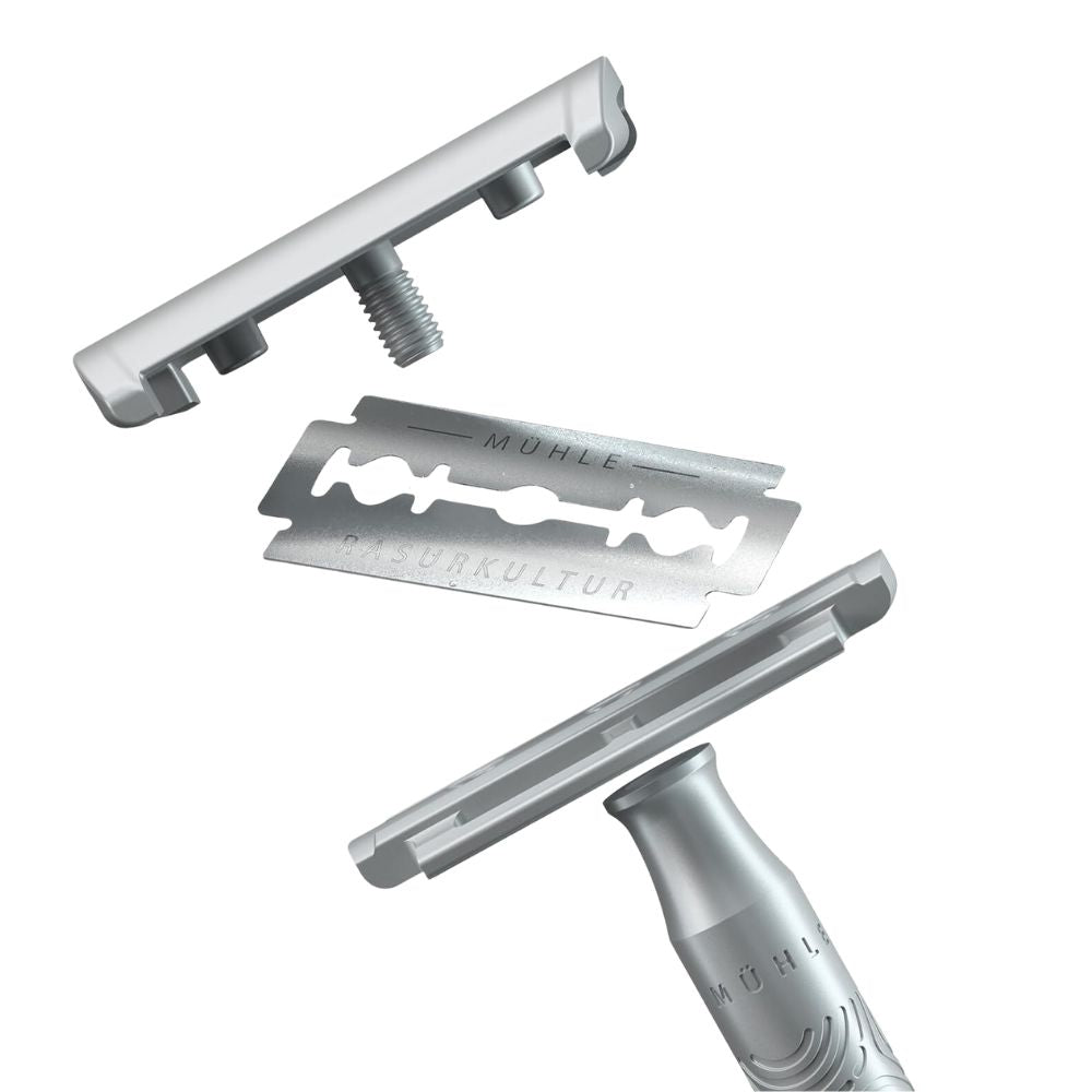 ミューレ コンパニオン ボディ＆フェイス 両刃カミソリ コーラル（赤