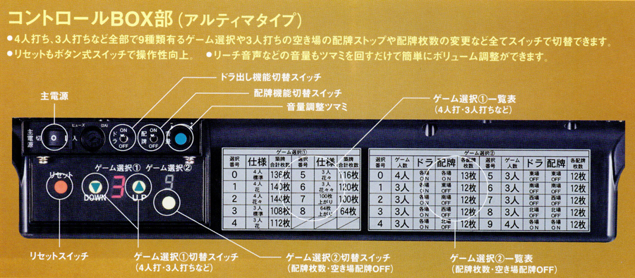 アモス アルティマ | 全自動麻雀卓販売 センチュリー・アモスの正規